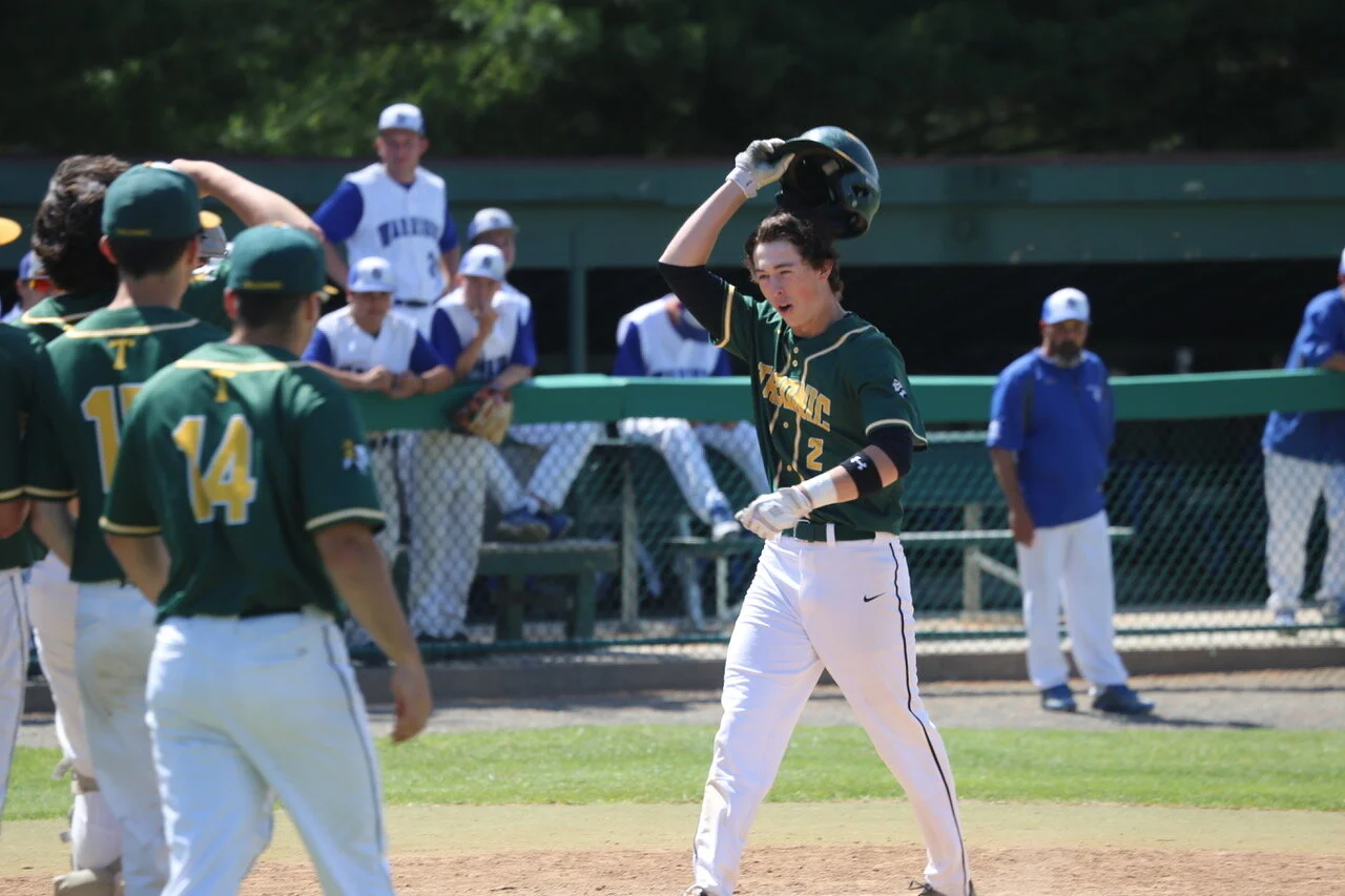 Anton Lazits at bat during a game